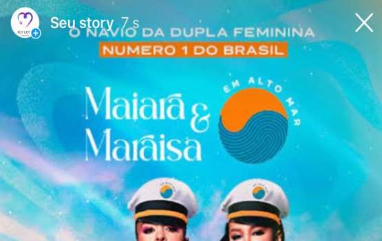 Maiara e Maraisa em alto mar